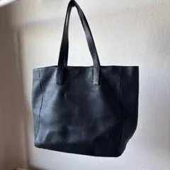 MARGARET HOWELL idea トートバッグ　ビジネス　ブラック本革のサムネイル