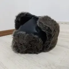 RUBEN フライトキャップ ブラック／ダークブラウンのサムネイル