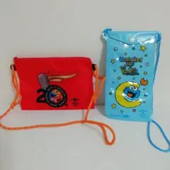 USJ×ホテル近鉄ユニバーサル・シティ　サコッシュ　パスケース　セサミストリート