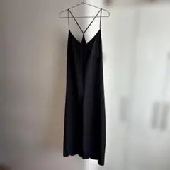 UNIQLO ブラック キャミワンピース サイズL
