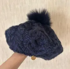 最終価格　ユナイテッドアローズ　ポンポン付きニット帽