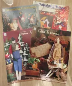 洋書4冊セット*カントリードール・メイキングの本*洋書*手芸本*人形*パターン