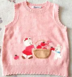 familiar ファミリア ピンクベスト 90cm