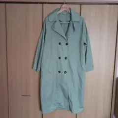 Lサイズ 緑色 ロングコート