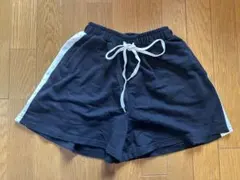 【中古】Lovetoxic サイドライン ハーフパンツ S(140)