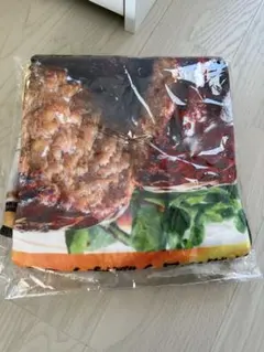 セブンイレブンHappyくじ A賞　ブランケット　ハンバーグ