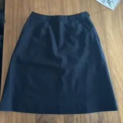 事務スカートネイビー タイトスカート ひざ丈　9号　夏　OL