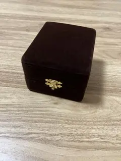 ダークブラウン アクセサリーケース ベルベット　ete