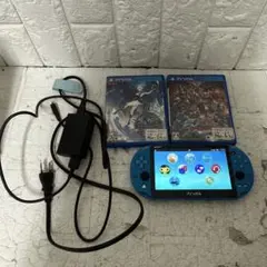 PlayStation Vita モデル アクア・ブルーPCH-2000 本体