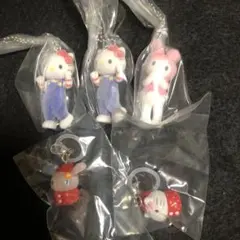 サンリオ　ガチャ　セット　キティ　ウサハナ