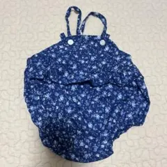花柄 ロンパース 90