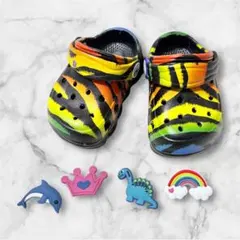 人気✨キッズ サンダル 11cm カラフル チャーム付き ベビー 男の子 女の子