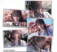 恋と深空　セイヤ・剣先に映る花 10＊15cmアクリル色紙・トレカセット