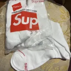 Hanes Supreme クルーソックス 4足セット