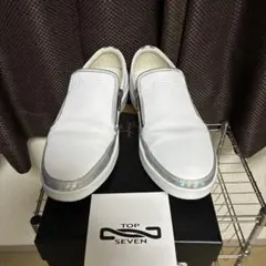 専用　Top Seven TS-8808 スニーカー ホワイト シルバー 40のサムネイル