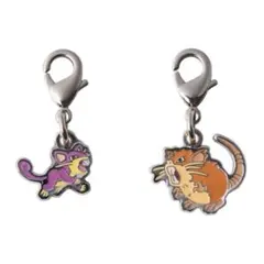 ポケモンセンター　全国ずかんメタルチャーム　コラッタ　ラッタのサムネイル