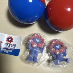 大阪・関西万博　EXPO2025　ミャクミャク　フロッキーフィギュア、カプセル