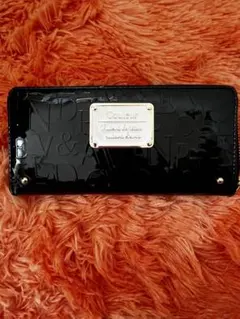 エナメル 長財布