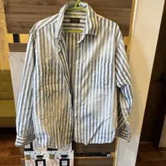 Sugar Lane ストライプ 長袖シャツ M