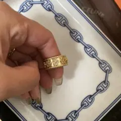ゴールド　クローバーリング