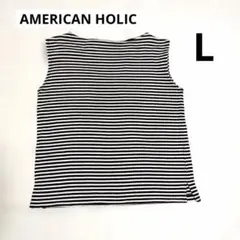 AMERICAN HORIC ノースリーブ　L
