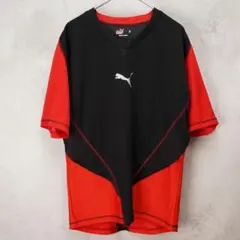 PUMA Tシャツ レッド ブラック O 98~102 シャツ ロゴ
