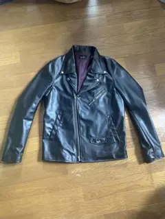 ダブルライダースジャケット ブラック M