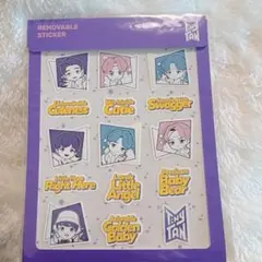 bts tinytan ステッカー