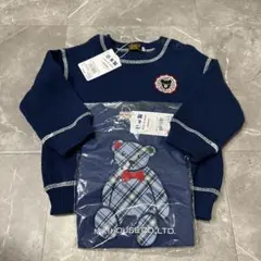 【新品未使用】定価3万超!! ミキハウス ニット 半袖Tシャツ 2枚セット