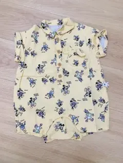 【美品】ブリーズ ディズニー ミッキー ロンパース 70