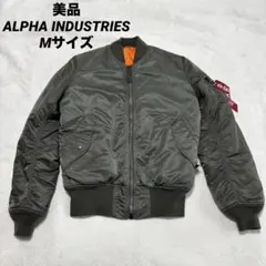 美品 ALPHA INDUSTRIES MA-1 カーキ M フライトジャケット