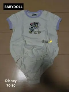 BABYDOLL ミニー デイジー 半袖ロンパース 70-80