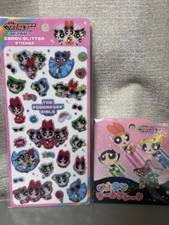 カミオジャパン パワーパフガールズ キャンディグリッターステッカー パワパフ