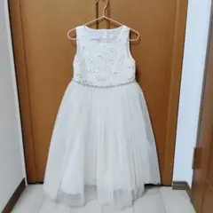 キャサリンコテージ　ドレス　オフホワイト　120サイズ