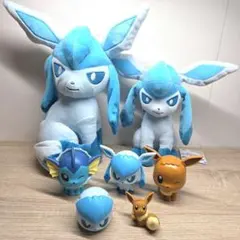 グレイシア シャワーズ イーブイ ブイズ ぬいぐるみ 指人形 ガシャポン