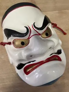 ♦︎②備中神楽のお面 素戔嗚男命 スサノオノミコト 陶器製 - メルカリ