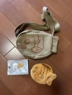 たい焼き　ショルダーバッグ