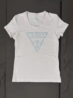 GUESS 半袖Tシャツ ライトピンク ロゴプリントのサムネイル