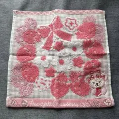 ダッフィー&フレンズハートフェルトストロベリーギフト　ミニタオル　シェリーメイ