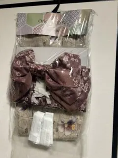 Honeys 浴衣 帯セット 花柄 ベージュのサムネイル