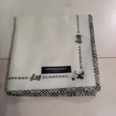 新品　BURBERRY LONDON ハンカチ 　　　スクーター刺繍 ベージュのサムネイル