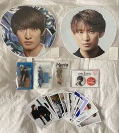 SnowMan向井康二　うちわ+アクリルスタンド+1周年缶バッジ+写真25枚