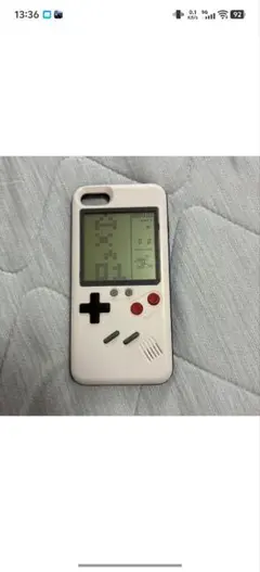 レトロゲーム機風 iPhoneケース ホワイト