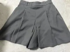 gu プリーツスカート　キュロット　M グレー