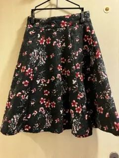 JILL by JILL STUART フラワープリント フレアスカート S