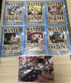 【新品未開封】ワンピース　手配書　ローソン　クリアファイル