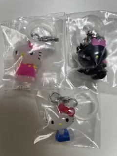 ハローキティ めじるしアクセサリー お花　小悪魔　スタンダード３点セット