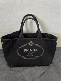 PRADA カナパS 黒　ゴールド金具　プラダ　2way