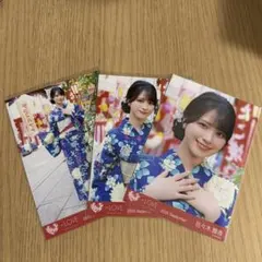 イコラブ 佐々木舞香 生写真 内緒バナシ 浴衣 コンプ