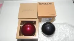 perixx／SANWA 55mm トラックボール ノーマル／黒玉 2個セット